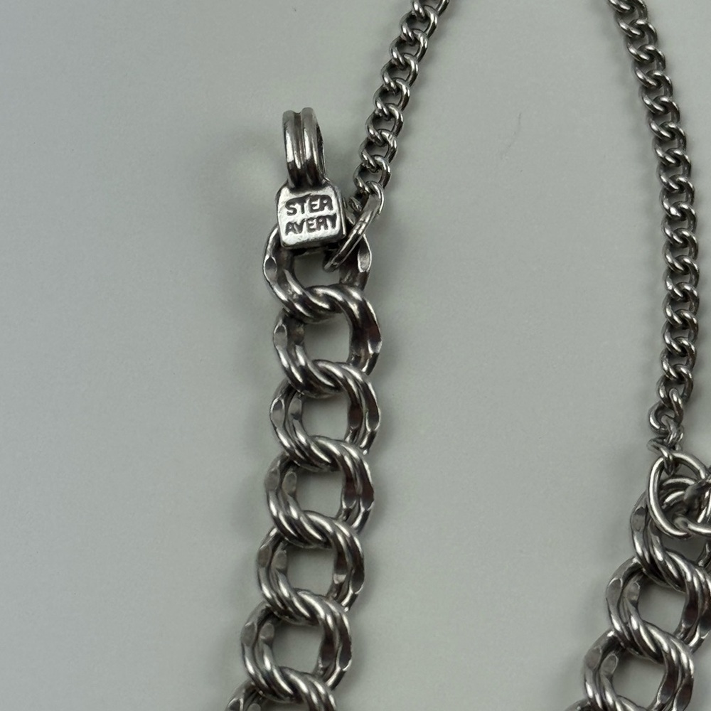 James Avery Sterling Silver Curb Charm Bracelet Signed Lobster Claw 7” W…​​​​ - Picture 6 of 7